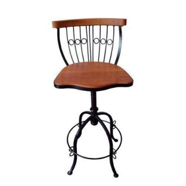 Imagem de Banqueta Bistrô Regulável E Giratória - Cód 1388 - Barrocarte