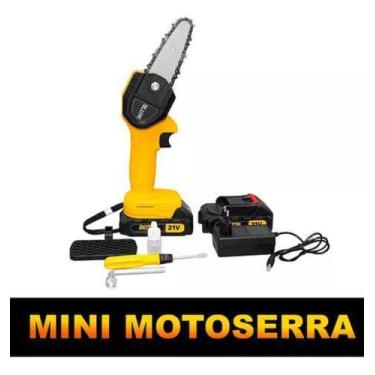 Imagem de Mini Moto Serra Eletrica A Bateria Lítio 21v Bivolt Portatil - Startoo