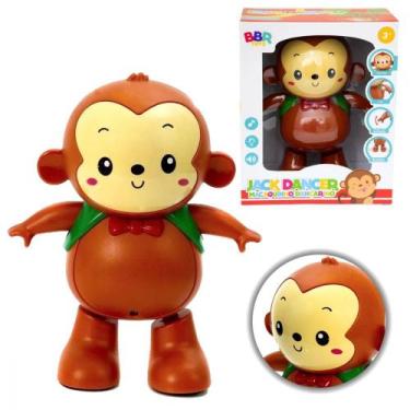 Imagem de Brinquedo Infantil Macaquinho Dancante Musical com Movimento R2986 Bbr