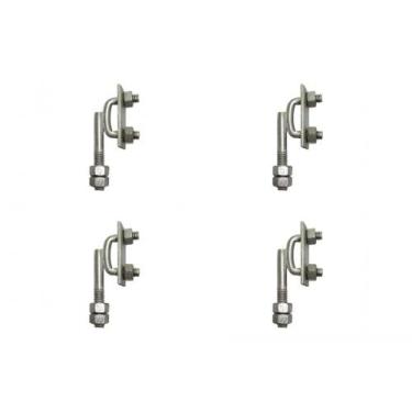 Imagem de Kit C/4 - Para-Raio Suporte Para Fita Aluminio Vertical R... - RAYCON