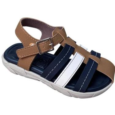Imagem de Sandália Infantil Masculina Com Fivela Papete Molekinho Lançamento 213