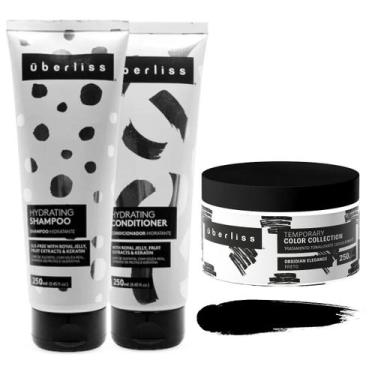 Imagem de Kit Uberliss 1 Shampoo 1 Condicionador Hydrating 1 Máscara Tonalizante