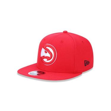Imagem de Boné New Era  9FIFTY Orig.Fit NBA Atlanta Hawks Team Color Aba Reta , 