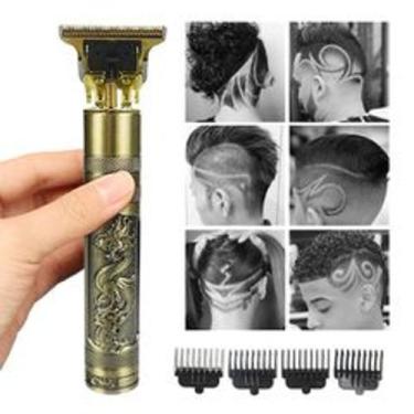 Imagem de Maquina Aparador De Pelo Cabelo Barba  Vintage T9  Dragon 110v/220v - 