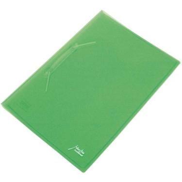 Imagem de Pasta Classificadora em PP com Grampo Plástico Soft cor Verde 230x335m