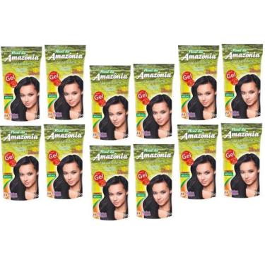 Imagem de Hene em gel amazonia 180gr pouch preto medido (preto natural) - DIVINA