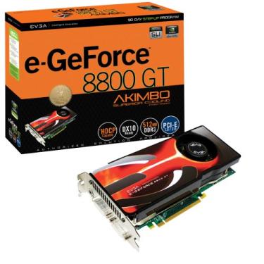 Imagem de eVGA 01G-P3-N809-AR 1GB (1024MB) 8800GT PCI-E 2.0 D+D+HD HDTV-7 RoHS