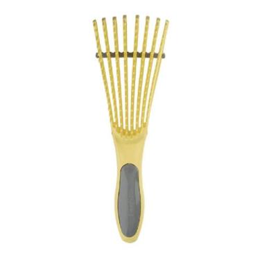 Imagem de Escova caracól 4050 cor amarela dompel