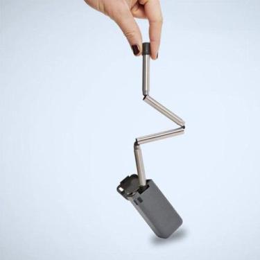 Imagem de Canudo Retrátil Dobrável Reutilizável Ecológico Com Escova - OEM, Nude