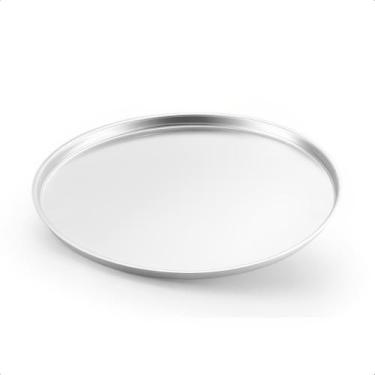 Imagem de Forma De Pizza Lisa 1,5 Litro em Alumínio Cristal Mais Sabor Crocância