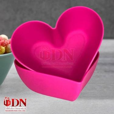 Imagem de Conjunto Festa 05 Petisqueira Coração com 5 Colheres Sortidas - FORTIN