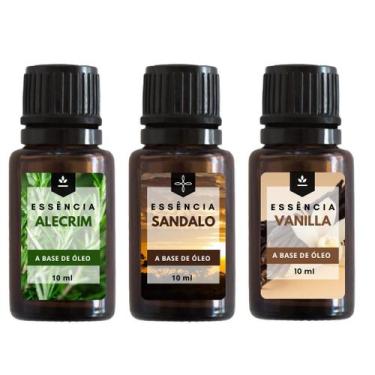 Imagem de Essência Alecrim Sândalo e Black Vanilla 10ml - Super Concentrada a Ba
