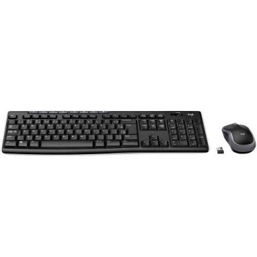 Imagem de Teclado e mouse sem fio mk270 preto logitech