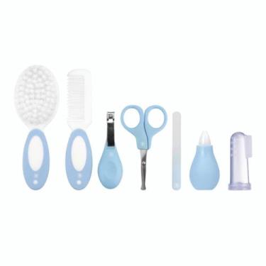 Imagem de Kit Higiene 7 Peças Cuidados Bebê Unhas Cabelo Lixa Pimpolho - Mundo d