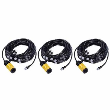 Imagem de Mangueira climatizadora Sistema Irrigacao Kit 3 Jardim Grama 10 M - AB