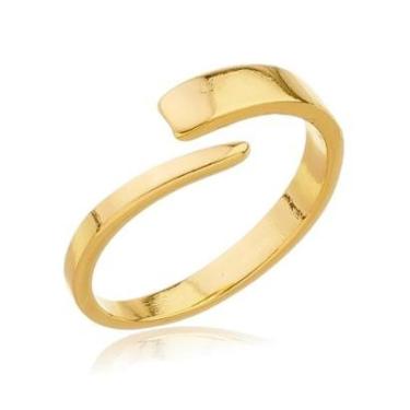 Imagem de Anel Carolina Alcaide Banhado A Ouro 18k Regulável Feminino-Feminino