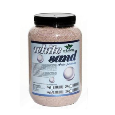 Imagem de Areia WhiteSand Mbreda Branca Para Aquários - 6Kg