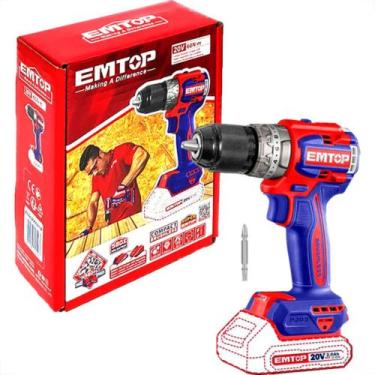 Imagem de Furadeira/Parafusadeira Emtop 20V 60N S/Bt S/Cv - EMTOP TF