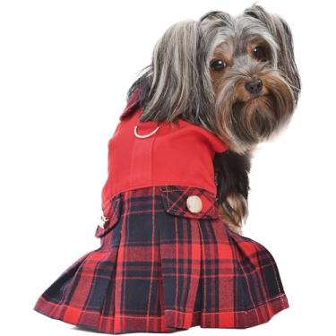 Imagem de Vestidos para cães de estimação parisienses para cães pequenos e roupas de cachorro médio roupa de smokingParisian Pet L