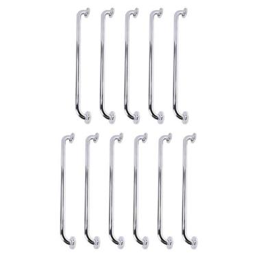Imagem de Barra de Apoio 70cm Inox Kit 11 Unidades Idoso Cadeirante Casa Banheir