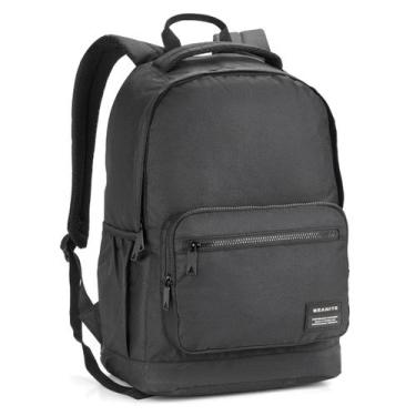 Imagem de Mochila De Costas 18" Masculina Juvenil Escolar Casual - Seanite, Pret