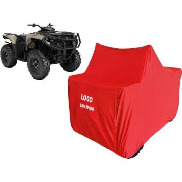 Imagem de Capa Cobrir E Proteger Quadriciclo Can-Am Outlander Pro Hd5 - Mz, Verm