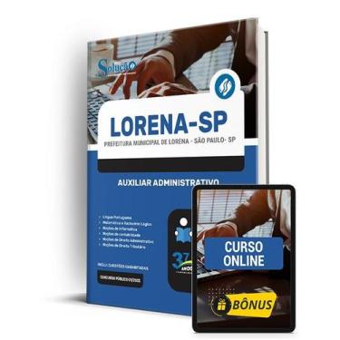 Imagem de Apostila Prefeitura de Lorena - SP 2024 Auxiliar Administrativo