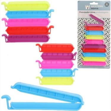 Imagem de LACRA VEDA EMBALAGEM DE PLASTICO MULTIUSO COLORS COM 10pç. 9,5X1/8X1CM