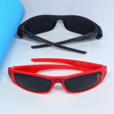 Imagem de Óculos de Sol Infantil Meninos Flexível Kids Spider Man Homem aranha P