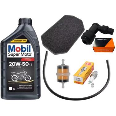 Imagem de Revisão Biz 100 98..05 Vela + Cabo Vela + Cachimbo + Filtros - NGK