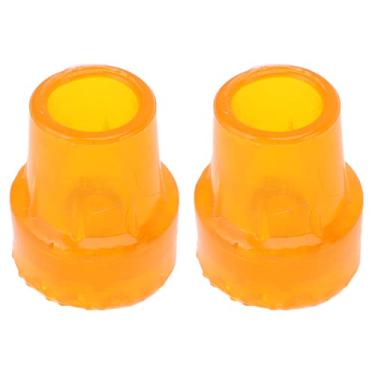 Imagem de 2 Pçs de Borracha Não Cana Ponta Muleta Tampões Anti Deslizamento Quad Cana Dicas para Bengala