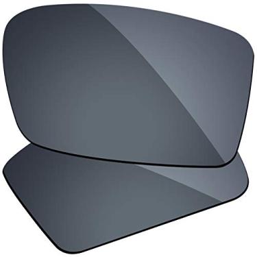 Imagem de Firtox Lentes polarizadas de substituição compatíveis com óculos de sol Oakley Gascan - Cerâmica preta