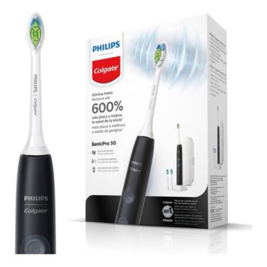 Imagem de Escova De Dente Eletrica Colgate Sonicpro 50 Philips Escova De dente, eletrica dental, Cepillo, toothbrush, dientes, Escova Elétrica, Colgate, Polimento Faceta