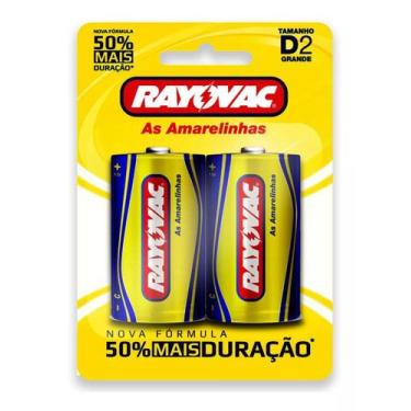 Imagem de Pilha Comum Grande D2 Com 2 10298 - Rayovac
