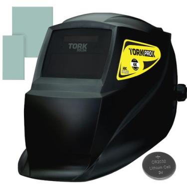 Imagem de Máscara De Solda 4k Automatica Arc Solar Din11 Capacete Tork - Super T