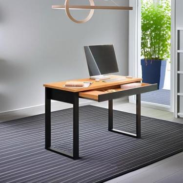 Imagem de Escrivaninha Goal 1 GV Freijó e Preta - Mobly