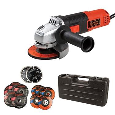 Imagem de BLACK+DECKER Esmerilhadeira Angular, Esmerilhadeira com Controle de Velocidade, Ferramenta Acompanha Maleta e Discos, Modelo G720K12, 220v