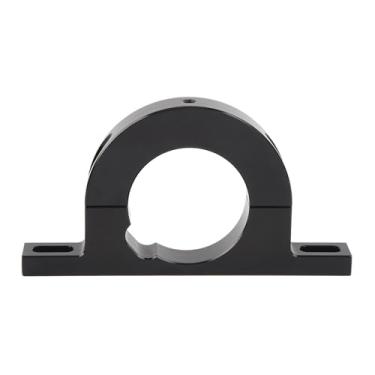 Imagem de Suporte de coluna de direção de tubo 2 em tubo, montagem de coluna de direção de alumínio, substituição de coluna de montagem facial de espelho anti-queda para FR20114 (Black)