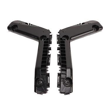Imagem de GRCFUMO 2 PCS Suporte de pára-choque dianteiro, pára-choque traseiro, suporte de montagem de pára-choque dianteiro Substituição frontal esquerda e direita para veículos automotivos