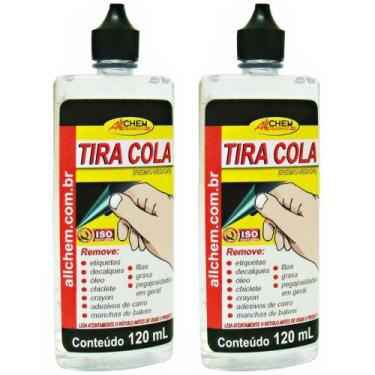 Imagem de Tira Grude E Remove - Tira Cola 120ml Allchem 2 Unidades - ALLCHEM QUI