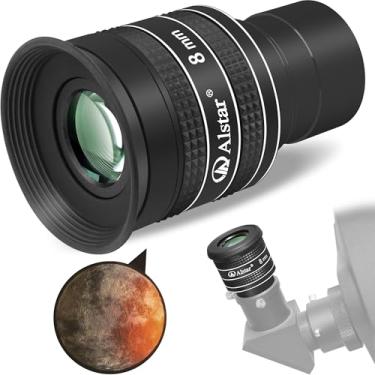 Imagem de Alstar Ocular de telescópio de 3,5 cm - ocular planetária de 58 graus 8 mm para telescó...