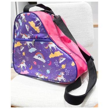 Imagem de Bolsa Porta Patins Infantil Quad / In Line Unicórnio Lilás - MR