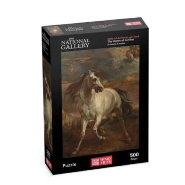 Imagem de Quebra-Cabeça Puzzle 500 Peças Os Cavalos de Aquiles Mimo Toys - 2606