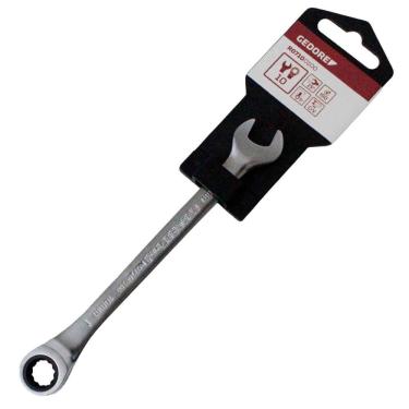 Imagem de Chave Combinada 10 mm com Catraca Gedore Red