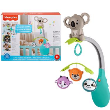 Imagem de Móbile Coala Relaxante e Divertido 3 Em 1 0m + HGB90 Mattel