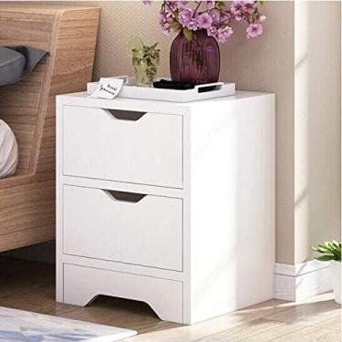 Imagem de Mesa de cabeceira simples para quarto, escritório, mesa de cabeceira, mesa de cabeceira com gavetas, armário de armazenamento, armário de arquivo grande, suporte para vasos de flores