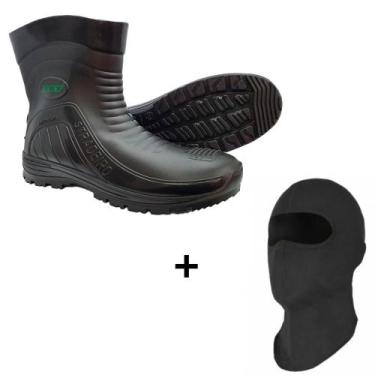 Imagem de Bota Motoqueiro Polaina Chuva Impermeável Sky + Touca Ninja, 43/44