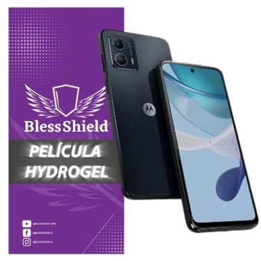 Imagem de Película Hydrogel Privacidade Compatível Com Moto G - BlessShield Cobertura Total (Moto G53)