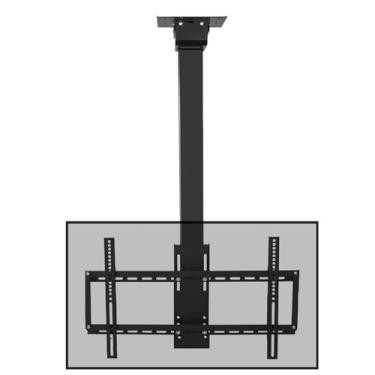 Imagem de Suporte de TV de teto - Suporte de TV motorizado, serve para TVs de 32 a 70 polegadas Suporte de TV telescópico com elevação automática, com controle remoto e configuração de memória, suporte de TV