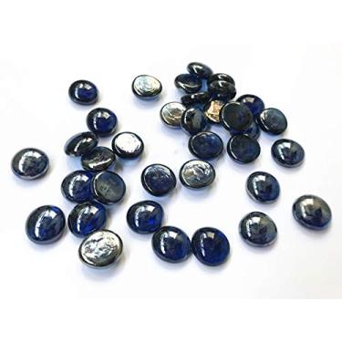 Imagem de Briliant Shop Pedrinhas de mármore planas, pedras preciosas de vidro de 2,3 kg para enchimento de vasos, espalhamento de mesa de casamento, decoração de aquário, decoração de festa, pedras de cristal